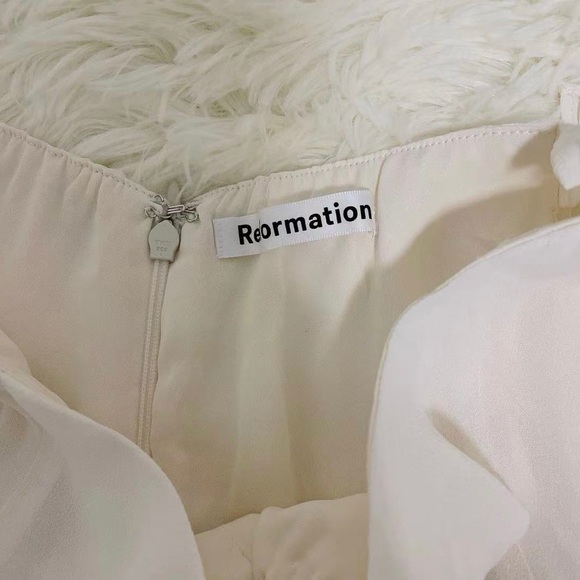 🌟HOT🌟Reformation Butterfly Dress Ivory - Picture 8 of 9